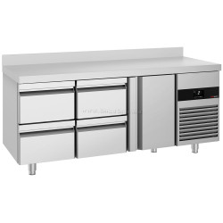 Холодильный стол GGM Gastro KTF187ANDT4S-EF (Inox)