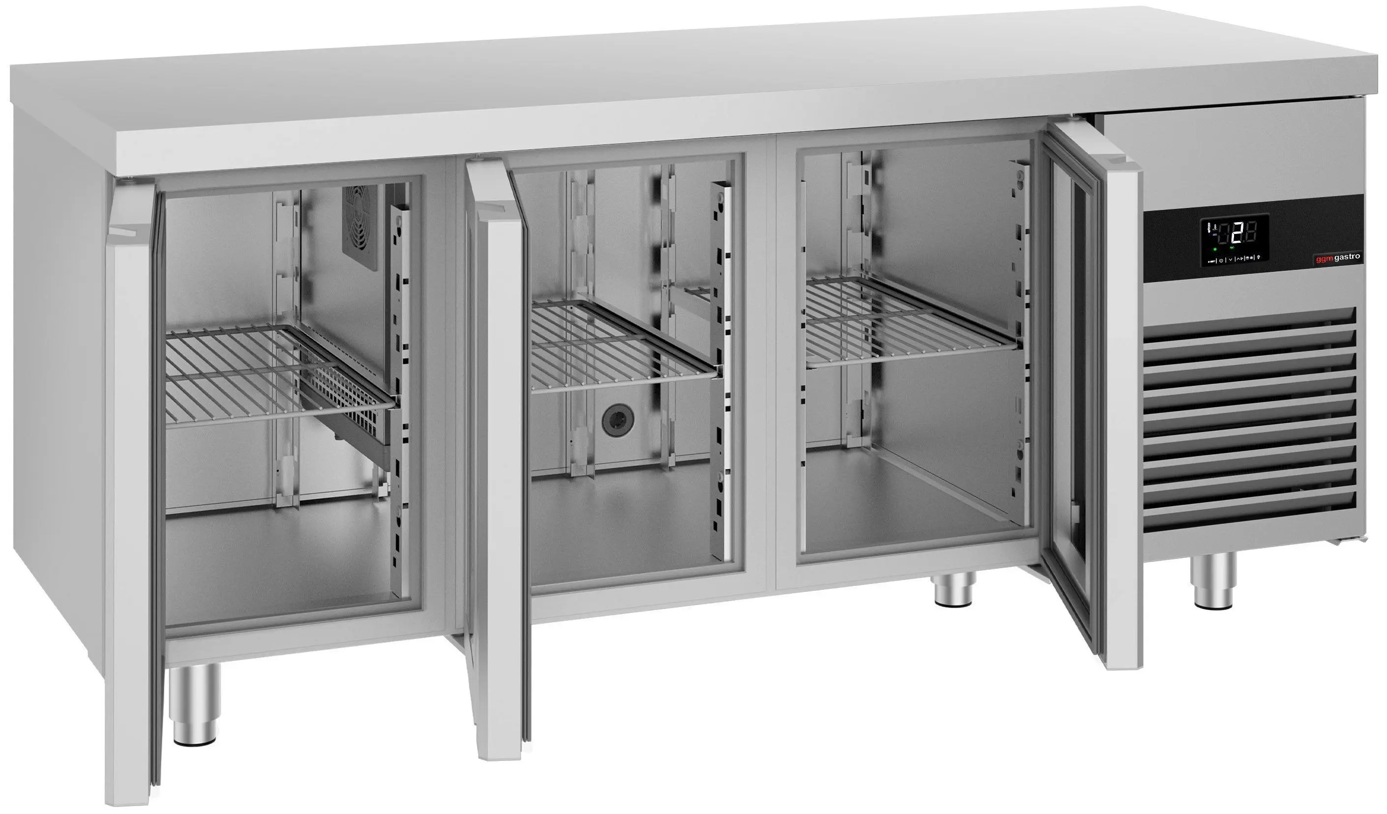 Masa frigorifica GGM Gastro KTF187ND-EF#3G (Inox) - 2