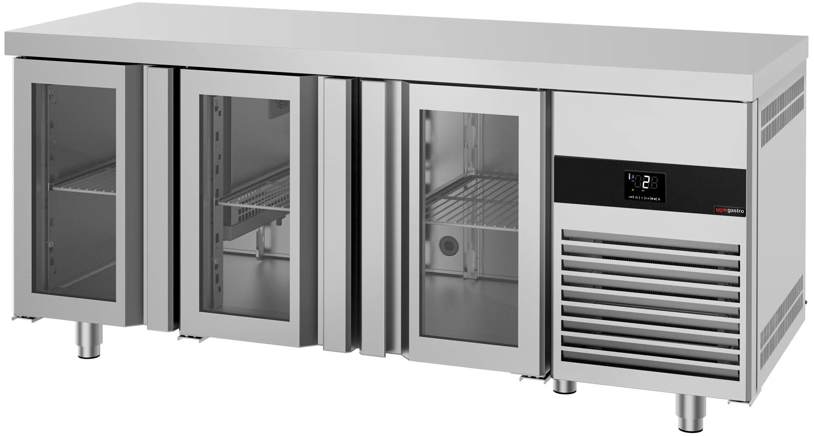 Masa frigorifica GGM Gastro KTF187ND-EF#3G (Inox) - 5