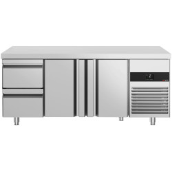 Masa frigorifica GGM Gastro KTF187ND2T2S-EF (Inox) Thumb