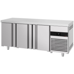 Холодильный стол GGM Gastro KTF187ND3T-EF (Inox) Thumb