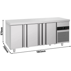 Холодильный стол GGM Gastro KTF187ND3T-EF (Inox) Thumb