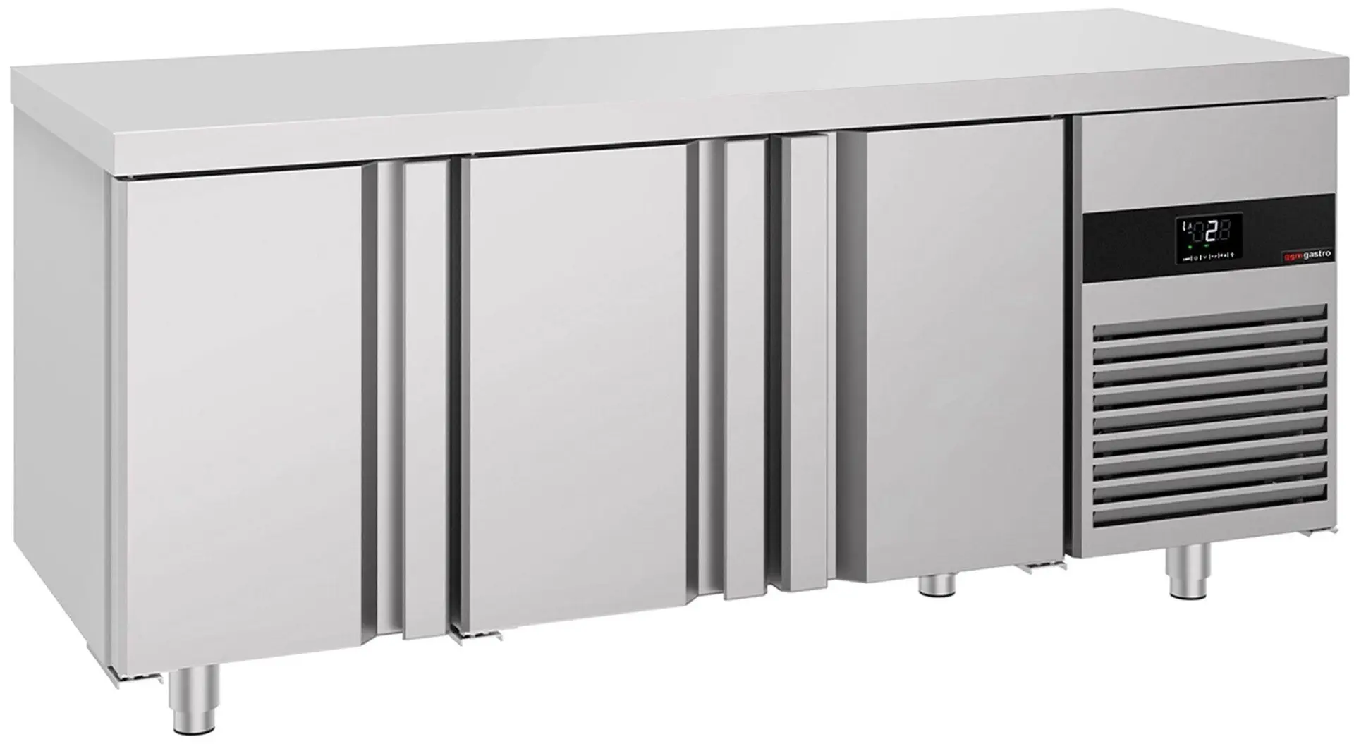 Холодильный стол GGM Gastro KTF187ND3T-EF (Inox)
