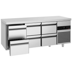 Холодильный стол GGM Gastro KTF187ND6S-EF (Inox) Thumb