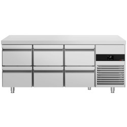 Холодильный стол GGM Gastro KTF187ND6S-EF (Inox) Thumb