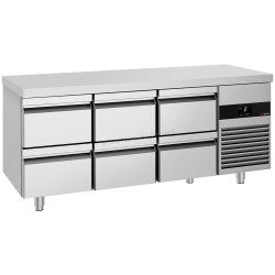 Холодильный стол GGM Gastro KTF187ND6S-EF (Inox)