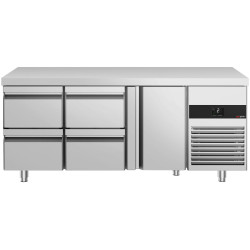 Холодильный стол GGM Gastro KTF187NDT4S-EF (Inox) Thumb