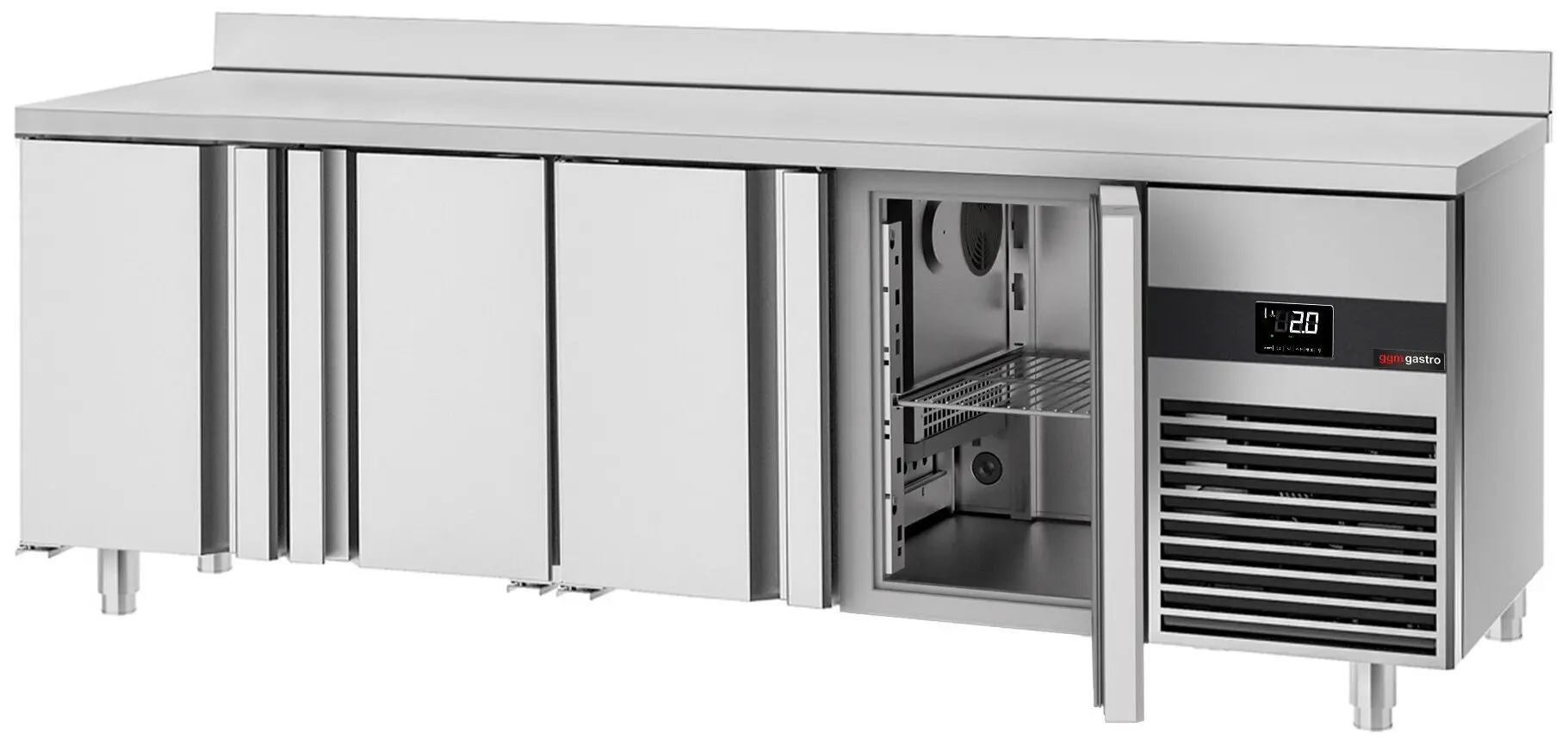 Masa frigorifica GGM Gastro KTF226-EF (Inox) - 2