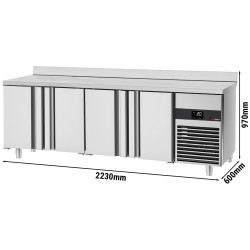 Masa frigorifica GGM Gastro KTF226-EF (Inox) Thumb
