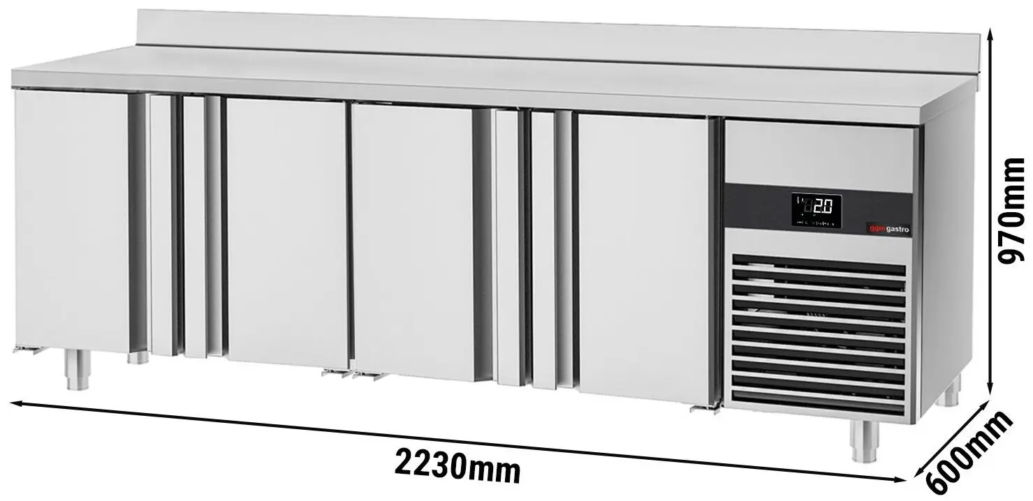 Masa frigorifica GGM Gastro KTF226-EF (Inox) - 6