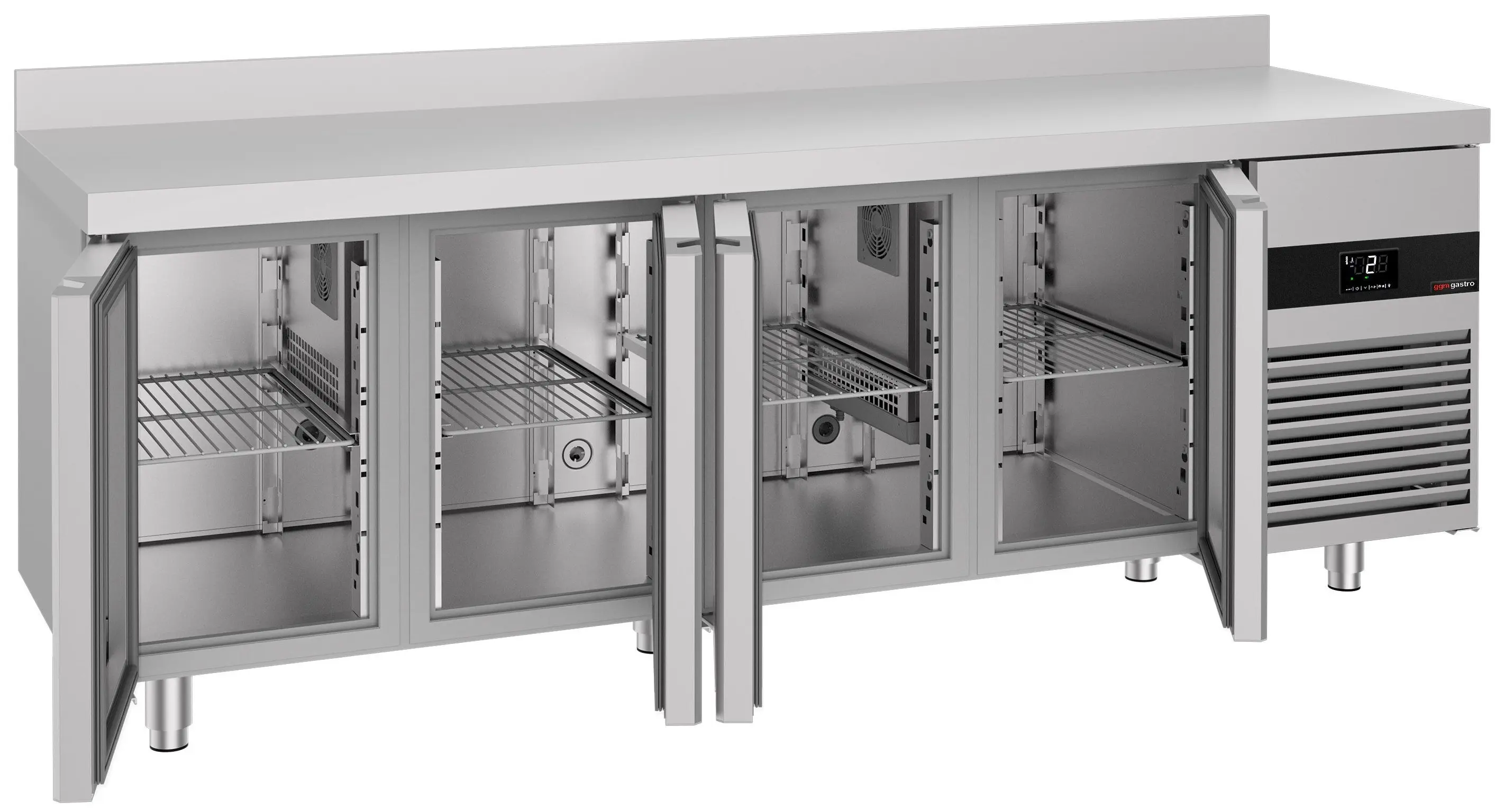 Холодильный стол GGM Gastro KTF227AND-EF#4G (Inox) - 2