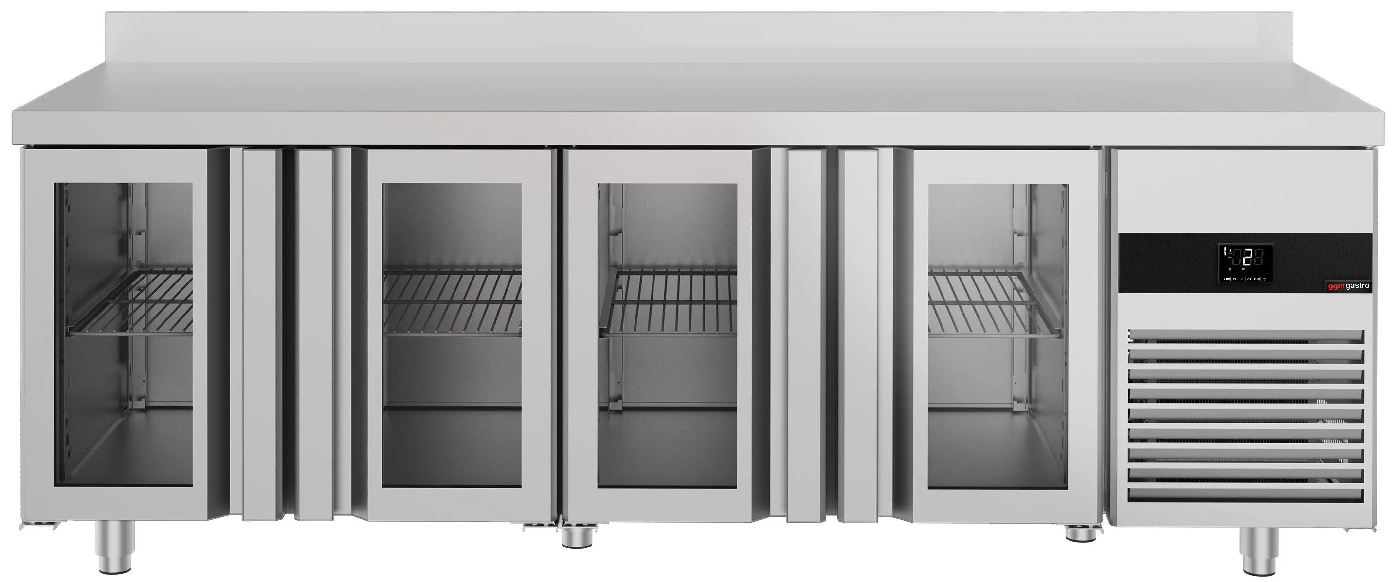 Холодильный стол GGM Gastro KTF227AND-EF#4G (Inox) - 3