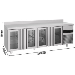 Холодильный стол GGM Gastro KTF227AND-EF#4G (Inox) Thumb