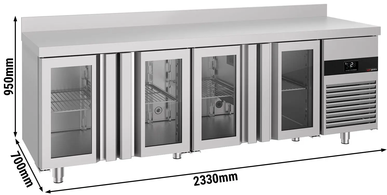 Холодильный стол GGM Gastro KTF227AND-EF#4G (Inox) - 7