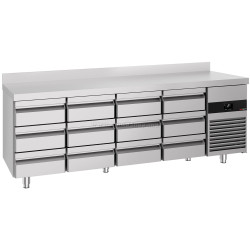 Masa frigorifica GGM Gastro KTF227AND12S-EF (Inox)