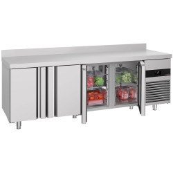 Холодильный стол GGM Gastro KTF227AND4T-EF (Inox) Thumb