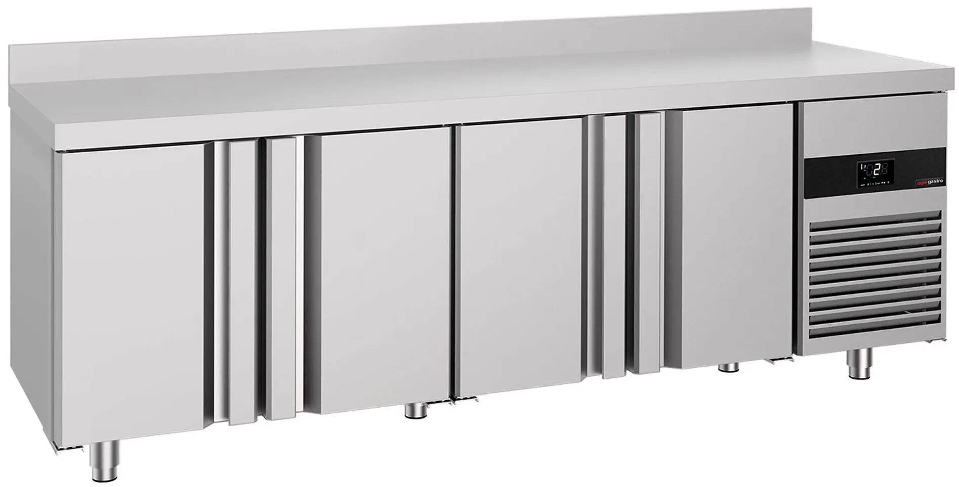 Холодильный стол GGM Gastro KTF227AND4T-EF (Inox)