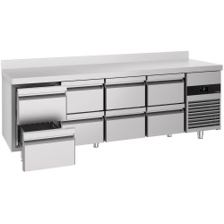 Masa frigorifica GGM Gastro KTF227AND8S-EF (Inox) Thumb