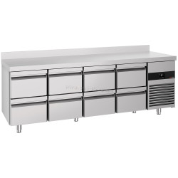 Masa frigorifica GGM Gastro KTF227AND8S-EF (Inox)