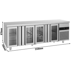 Masa frigorifica GGM Gastro KTF227ND-EF#4G (Inox) Thumb