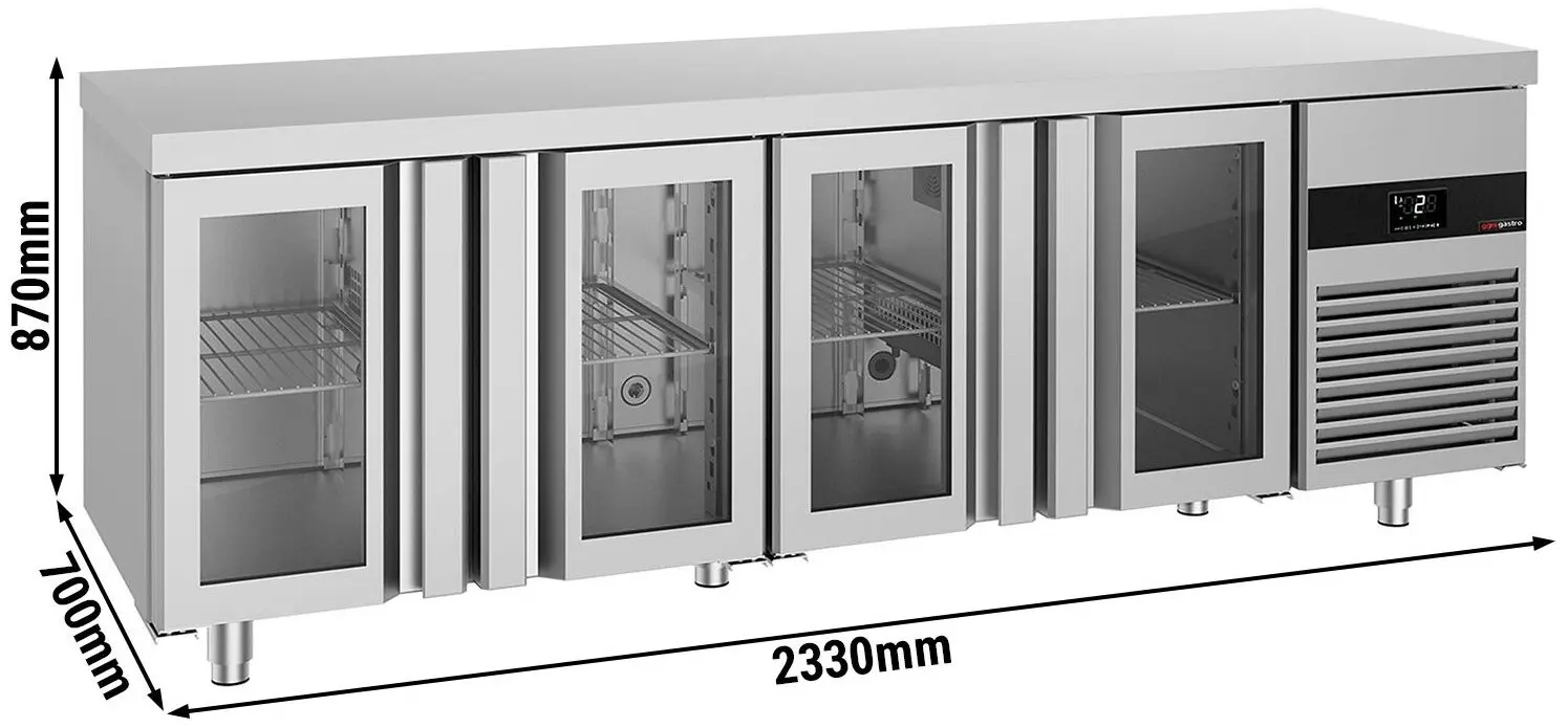 Masa frigorifica GGM Gastro KTF227ND-EF#4G (Inox) - 7