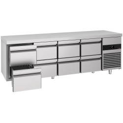Холодильный стол GGM Gastro KTF227ND8S-EF (Inox) Thumb