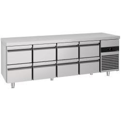 Холодильный стол GGM Gastro KTF227ND8S-EF (Inox)