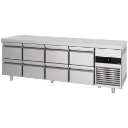 Холодильный стол GGM Gastro KTF227ND8S-EF (Inox) Thumb