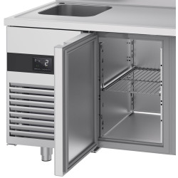 Холодильный стол GGM Gastro KTF270BAL-EF (Inox) Thumb