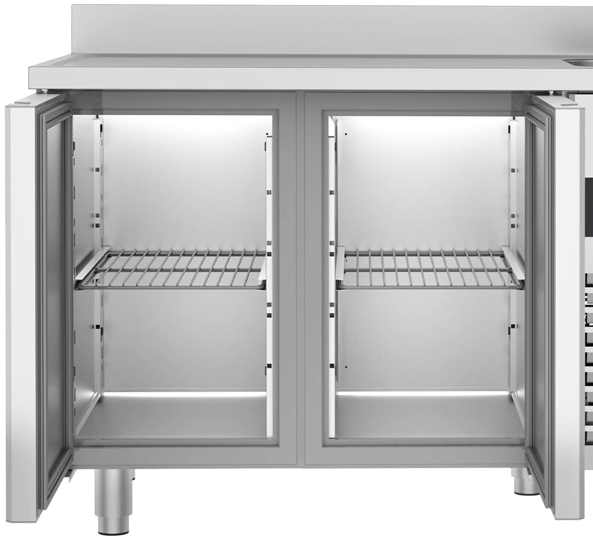 Masa frigorifica GGM Gastro KTF270BAR-EF (Inox) - 11