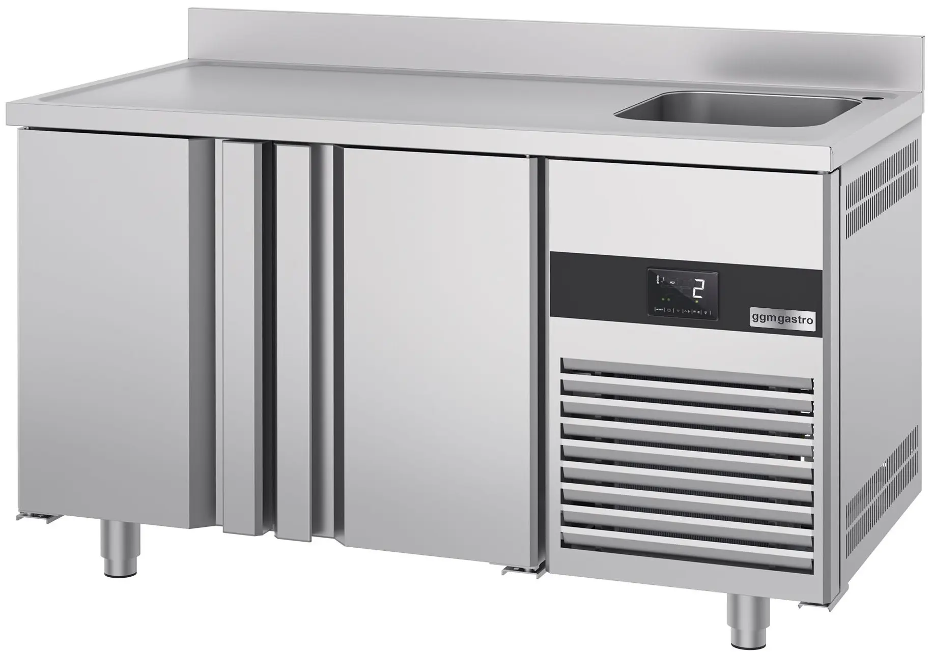 Masa frigorifica GGM Gastro KTF270BAR-EF (Inox) - 3