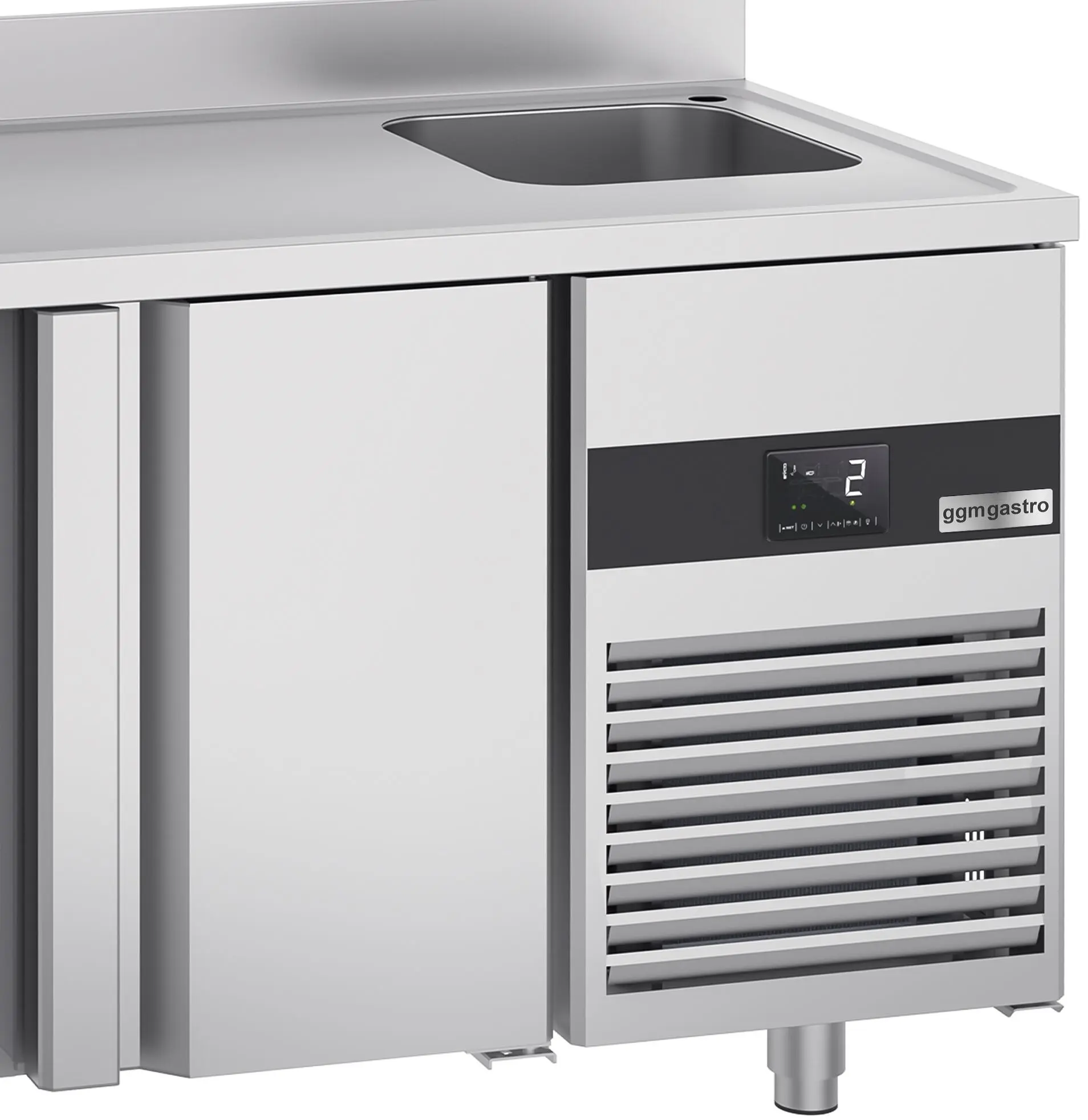 Masa frigorifica GGM Gastro KTF270BAR-EF (Inox) - 10