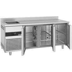 Холодильный стол GGM Gastro KTF420BAL-EF (Inox) Thumb