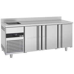 Masa frigorifica GGM Gastro KTF420BAL-EF (Inox)