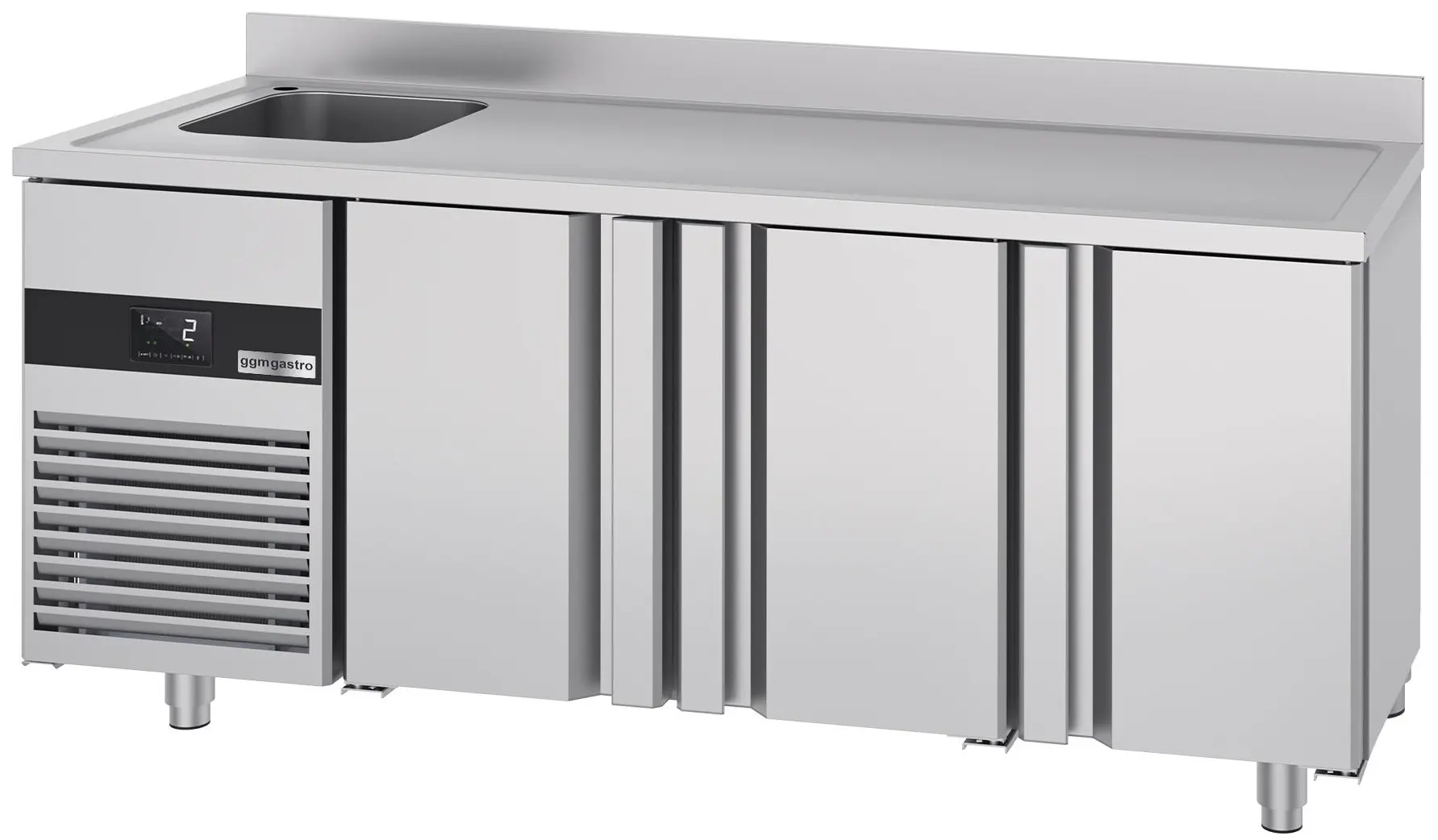 Холодильный стол GGM Gastro KTF420BAL-EF (Inox) - 5