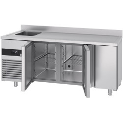 Холодильный стол GGM Gastro KTF420BAL-EF (Inox) Thumb