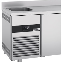 Холодильный стол GGM Gastro KTF420BAL-EF (Inox) Thumb