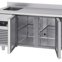 Холодильный стол GGM Gastro KTF420BAL-EF (Inox) Thumb