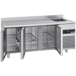 Холодильный стол GGM Gastro KTF420BAR-EF (Inox) Thumb