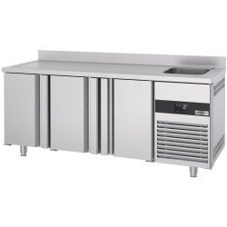 Холодильный стол GGM Gastro KTF420BAR-EF (Inox) Thumb