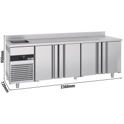 Masa frigorifica GGM Gastro KTF540BAL-EF (Inox) Thumb