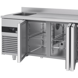 Masa frigorifica GGM Gastro KTF540BAL-EF (Inox) Thumb