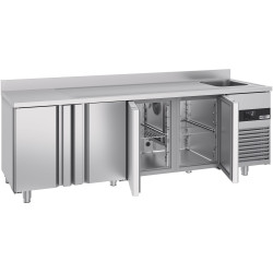 Холодильный стол GGM Gastro KTF540BAR-EF (Inox) Thumb