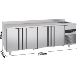 Холодильный стол GGM Gastro KTF540BAR-EF (Inox) Thumb