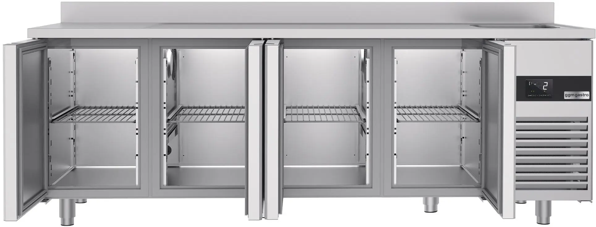 Холодильный стол GGM Gastro KTF540BAR-EF (Inox) - 5