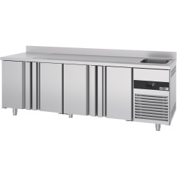 Холодильный стол GGM Gastro KTF540BAR-EF (Inox) Thumb