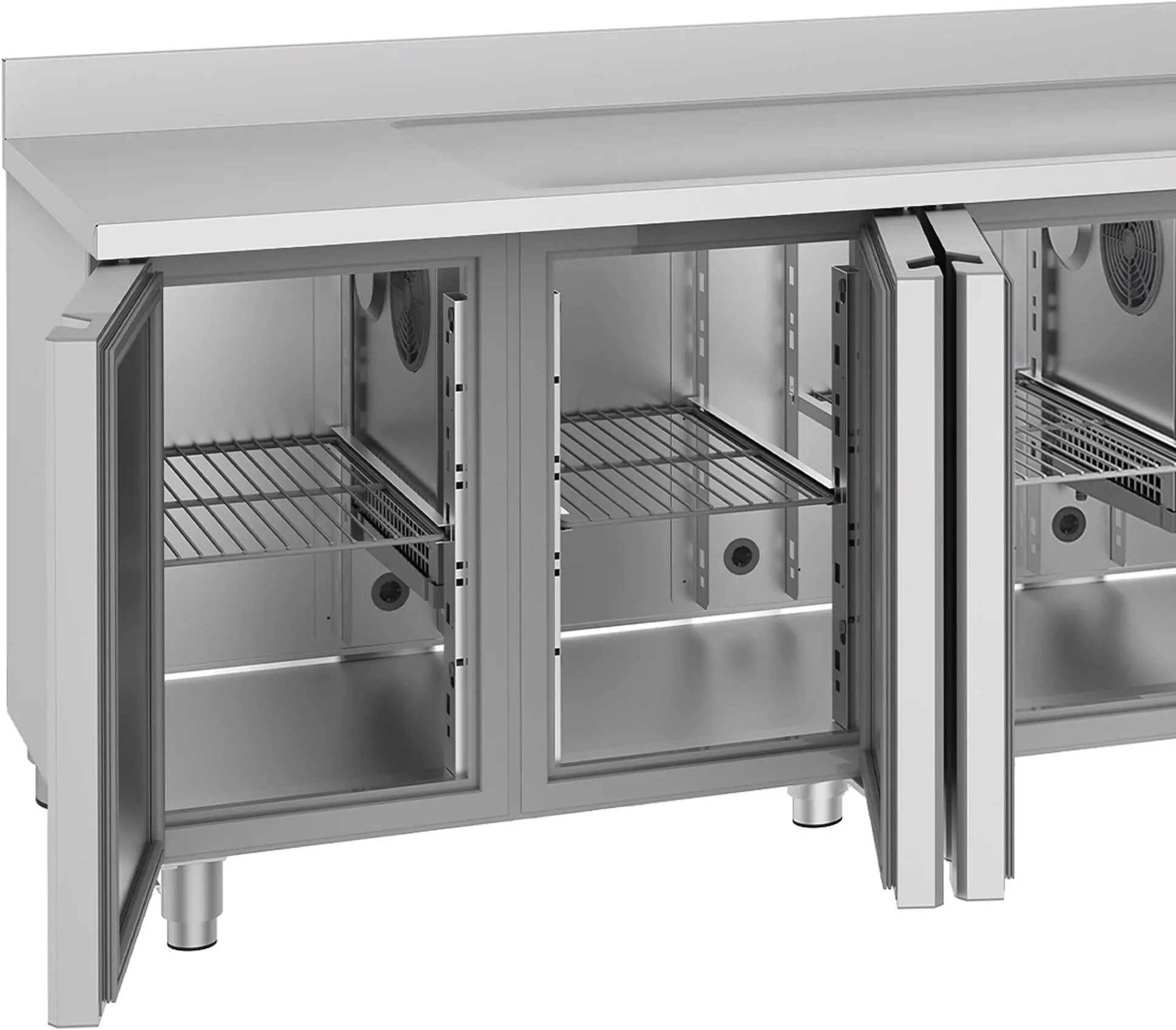 Холодильный стол GGM Gastro KTF540BAR-EF (Inox) - 7