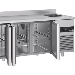 Холодильный стол GGM Gastro KTF540BAR-EF (Inox) Thumb