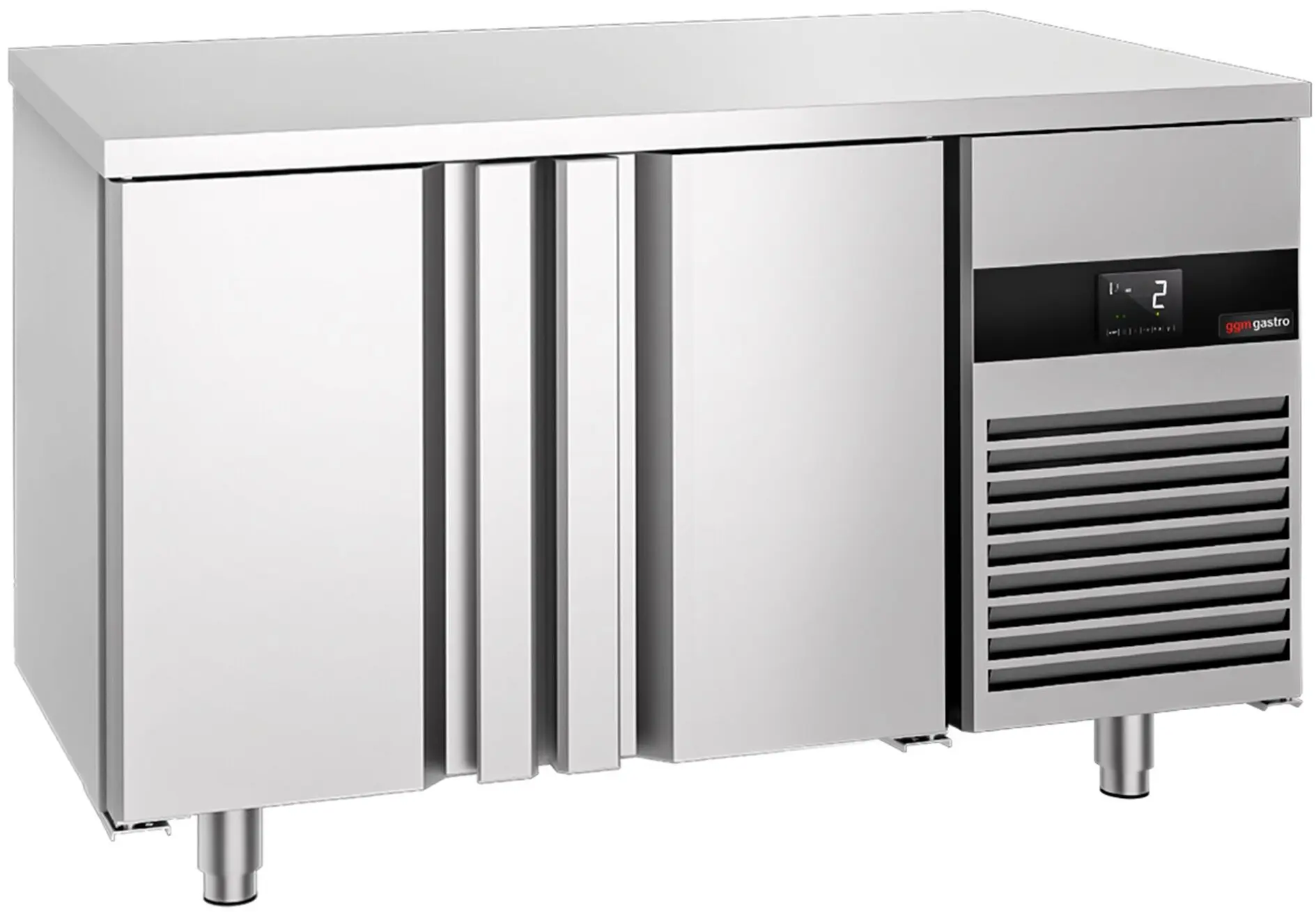 Холодильный стол GGM Gastro KTGFF147D (Inox) - 4