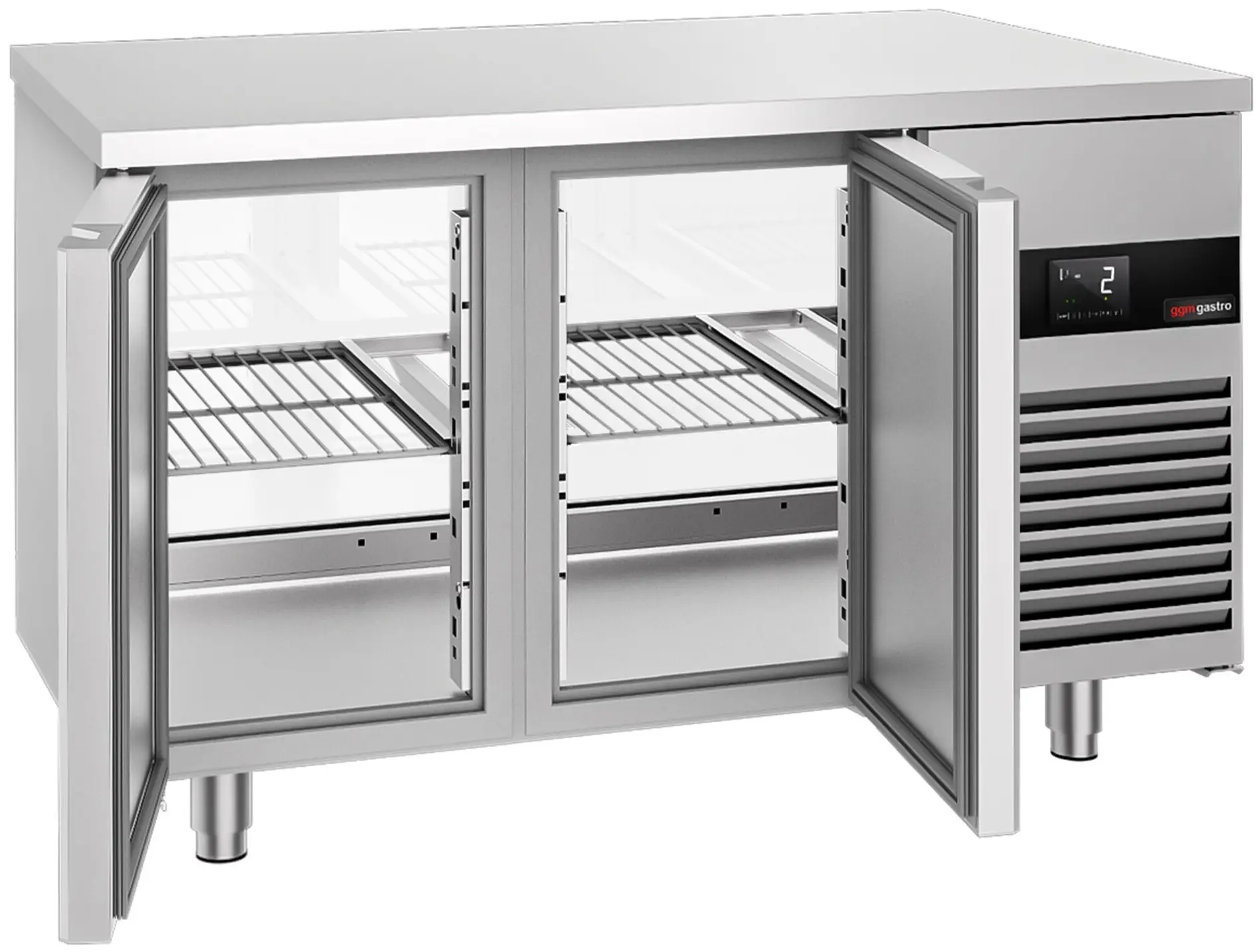 Холодильный стол GGM Gastro KTGFF147D (Inox) - 5